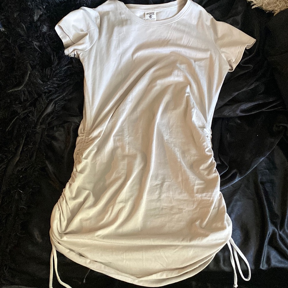 Runched t-shirt dress, from PINK